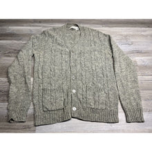 Load image into Gallery viewer, Vtg Cardigan Sweater XL Tall Oversize Grandpa Grunge Academia Sears Wool Blend