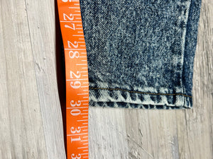 Women's Vintage Lee Jeans - High Waist Dark Acid Wash - Juniors Size 9 Med (27 x 30.25) - Made in USA