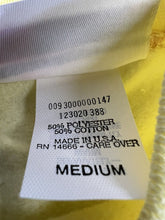 Load image into Gallery viewer, Vintage Blank Raglan Crewneck Sweatshirt - Yellow, Worn Soft - Size M - Made in USA