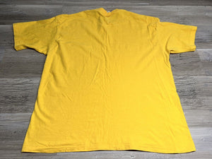 Vintage GAP Pocket T-Shirt - Single Stitch Yellow - Size XL - Made in USA