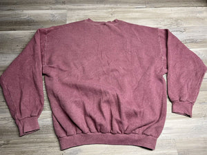 Vintage Harbor Beach Michigan Crewneck Sweatshirt - Mauve Purple - Size XL