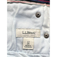 Load image into Gallery viewer, Womens LL Bean Faded Indigo Denim Jeans Stretch Size 12 Petite Dark Wash Tapered