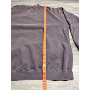 Vtg Souvenir Sweatshirt Tonal Faded Oversized Gray Purple Pique Venice Athens XL