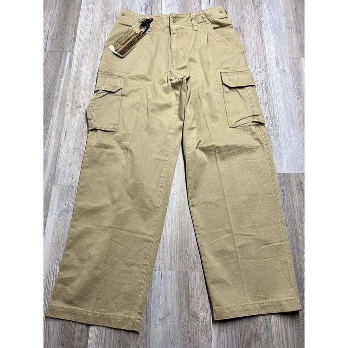 American Eagle Cargo Pants Mens Y2K Size 30x30 Tan Khaki Loose Fit Baggy Skater