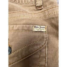 Load image into Gallery viewer, Polo Jeans Ralph Lauren Tan Corduroy Pants Double Button Preppy Womens Sz 10 Vtg