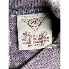 Load image into Gallery viewer, Vtg Souvenir Sweatshirt Tonal Faded Oversized Gray Purple Pique Venice Athens XL