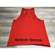 Load image into Gallery viewer, Vtg Muscle Shirt Reebok Tank Top Oversized Spell Out Logo Single Stitch USA Made