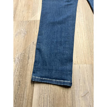 Load image into Gallery viewer, Womens LL Bean Faded Indigo Denim Jeans Stretch Size 12 Petite Dark Wash Tapered