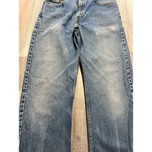 Load image into Gallery viewer, Mens Levis 505 Denim Stonewash Distressed Straight Leg Normcore Dad Jeans 34x34