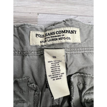 Load image into Gallery viewer, Ralph Lauren Polo Jeans Cargo Shorts Military Surplus Ripstop Gray Mens 36 Vtg