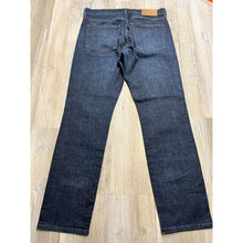 Load image into Gallery viewer, J Crew Denim Blue Jeans Dark Wash Slim 484 Straight Leg Designer Mens Sz 31x30