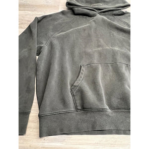 Essentials Fear of God Hoodie Faded Black Blank Solid Size M Streetwear Baggy