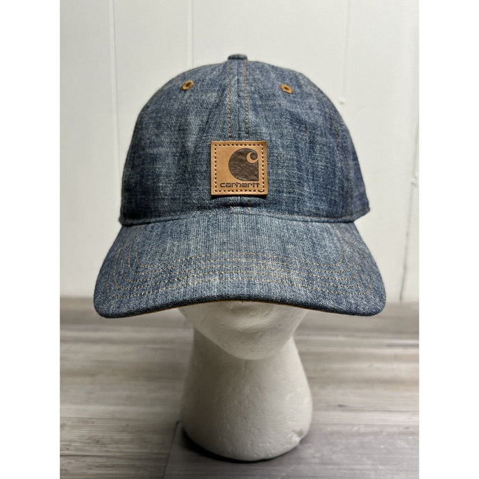 Light Blue Limited Edition Denim Carhartt Hat Adjustable EUC