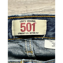 Load image into Gallery viewer, Vintage Levis 501xx Denim Jeans Y2K 90s Button Fly Mens 36x34 Stonewash Whiskers