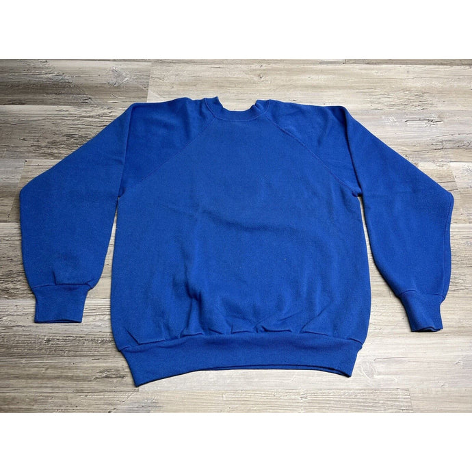 Vintage Faded Sweatshirt Made in USA Blank 90s Normcore Crewneck Raglan Size M