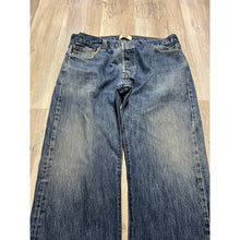 Load image into Gallery viewer, Vintage Levis 501xx Denim Jeans Y2K 90s Button Fly Mens 36x34 Stonewash Whiskers