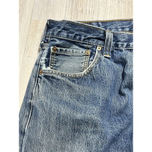 Load image into Gallery viewer, Vintage Levis 501xx Denim Jeans Y2K 90s Button Fly Mens 36x34 Stonewash Whiskers