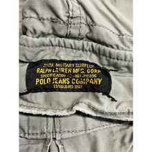 Load image into Gallery viewer, Ralph Lauren Polo Jeans Cargo Shorts Military Surplus Ripstop Gray Mens 36 Vtg