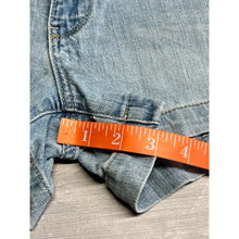 Load image into Gallery viewer, Womens Micro Mini Jean Shorts Plus Size Juniors 13 (Reg 10-12) Light Wash Denim