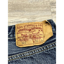 Load image into Gallery viewer, Vintage Levis 501xx Denim Jeans Y2K 90s Button Fly Mens 36x34 Stonewash Whiskers