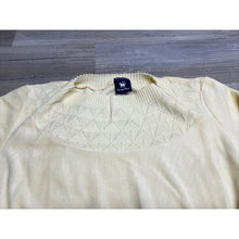 Load image into Gallery viewer, Vintage Cropped Peasant Sweater 70s 80s Made in USA Cottagecore Terry Blouson L