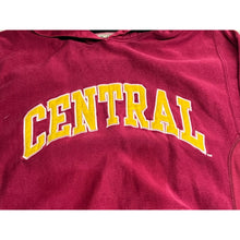 Load image into Gallery viewer, Central Michigan University CMU Hoodie Steve &amp; Barrys Size M Faded Oversized Red