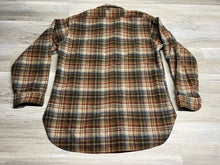 Load image into Gallery viewer, Vintage Pendleton Trail Shirt - Red Blue Brown Plaid - Size L - Made in USA