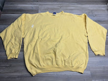Load image into Gallery viewer, Vintage College Ware Sweatshirt – Yellow, Thrashed – Size XL – Made in USA