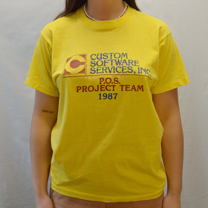 80s Custom Software Services Graphic T-Shirt