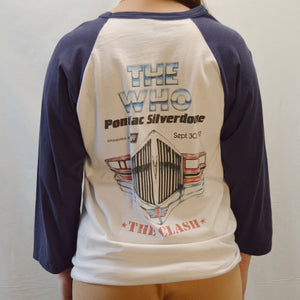 1982 The Who American Tour Pontiac Silverdome Raglan T-Shirt