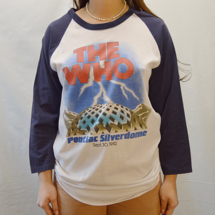 1982 The Who American Tour Pontiac Silverdome Raglan T-Shirt